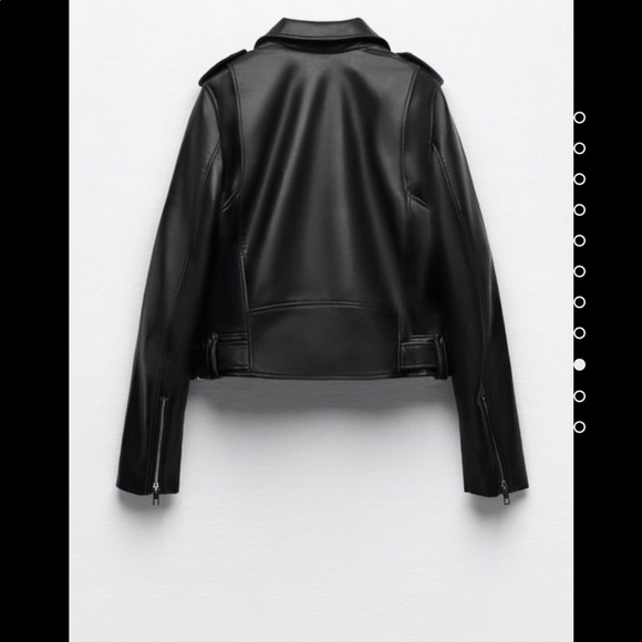 fFaux Leather Jacket -Zara - Picture 4 of 7